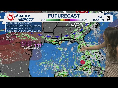 High temps, low rain chances this weekend - YouTube