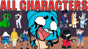 FNF Character Test | Gameplay VS My Playground | ALL Characters In Real Life