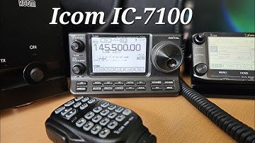 The Icom ic-7100 and the advantages it brings to the amateur radio shack