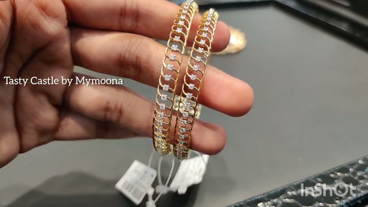 Latest Diamond Bangle Collection | Light weight | Daily wear Diamond Bangle | Party wear Bangles