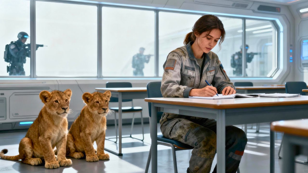 Security Searched the Campus for Predator Cubs — They Were Sitting Patiently Beside the Human’s Desk