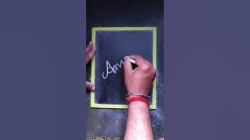 How to Write Anjali Name with Cursive Handwriting #shorts #cursive #handwriting #anjali