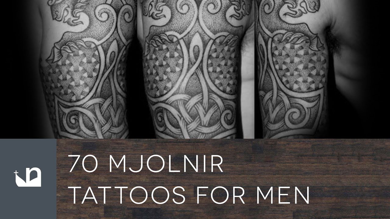 70 Mjolnir Tattoos For Men - YouTube