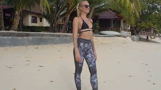 Platinum Sun Swim Leggings Marble Infinity Upf 50