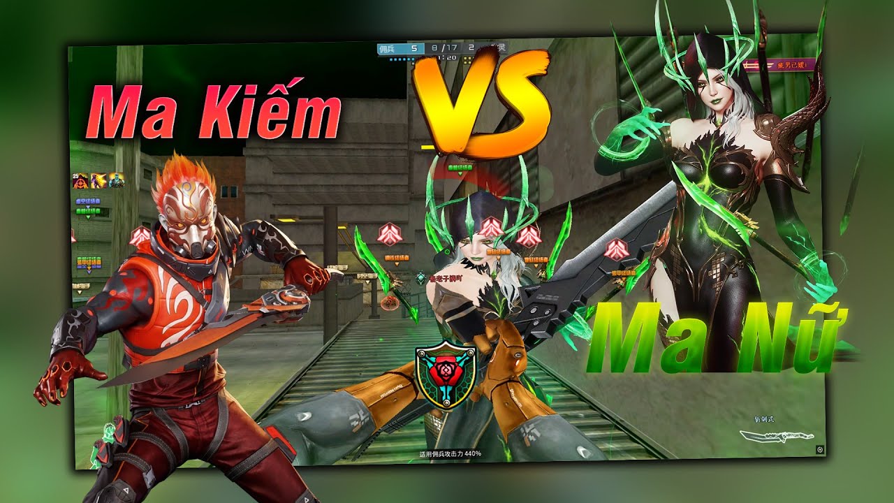 Hero Kỵ Sĩ Ma Kiếm VS Ma Nữ Zombie CF