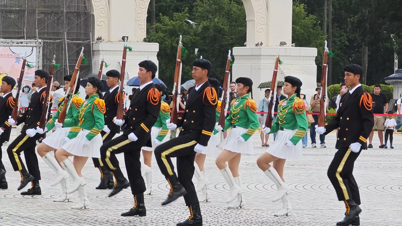 國防部第8屆全國高級中等學校儀隊決賽『冠軍：港明高中』
