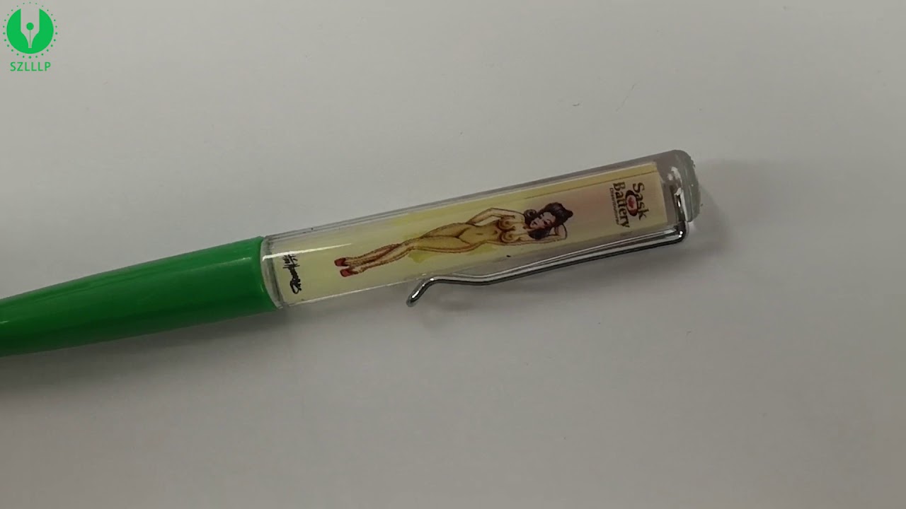 Sexy Woman PVC Floater Liquid Floating Pen YouTube