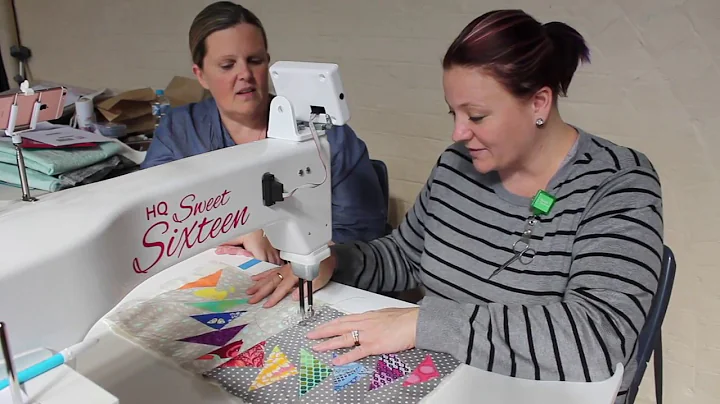 SASQA Video 13 How to Quilt the Flying Geese row w...
