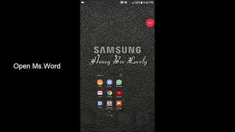 MS Office 2010 | Free Tutorial for Beginners on Android Mobile | Part 7