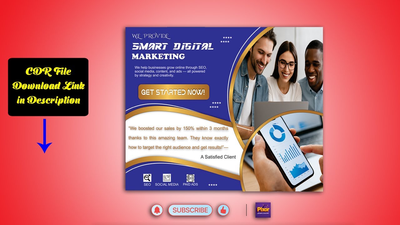 Smart Digital Marketing Flyer