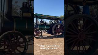 Steam traction engine and Vintage engine day