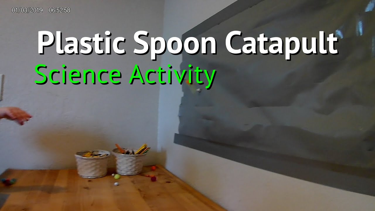 Plastic Spoon Catapult YouTube