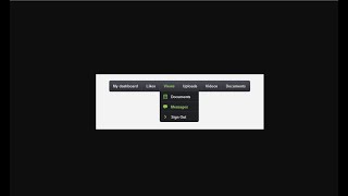 Css dropdown menu from scratch