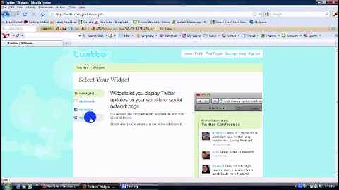 How To Get Twitter Widgets