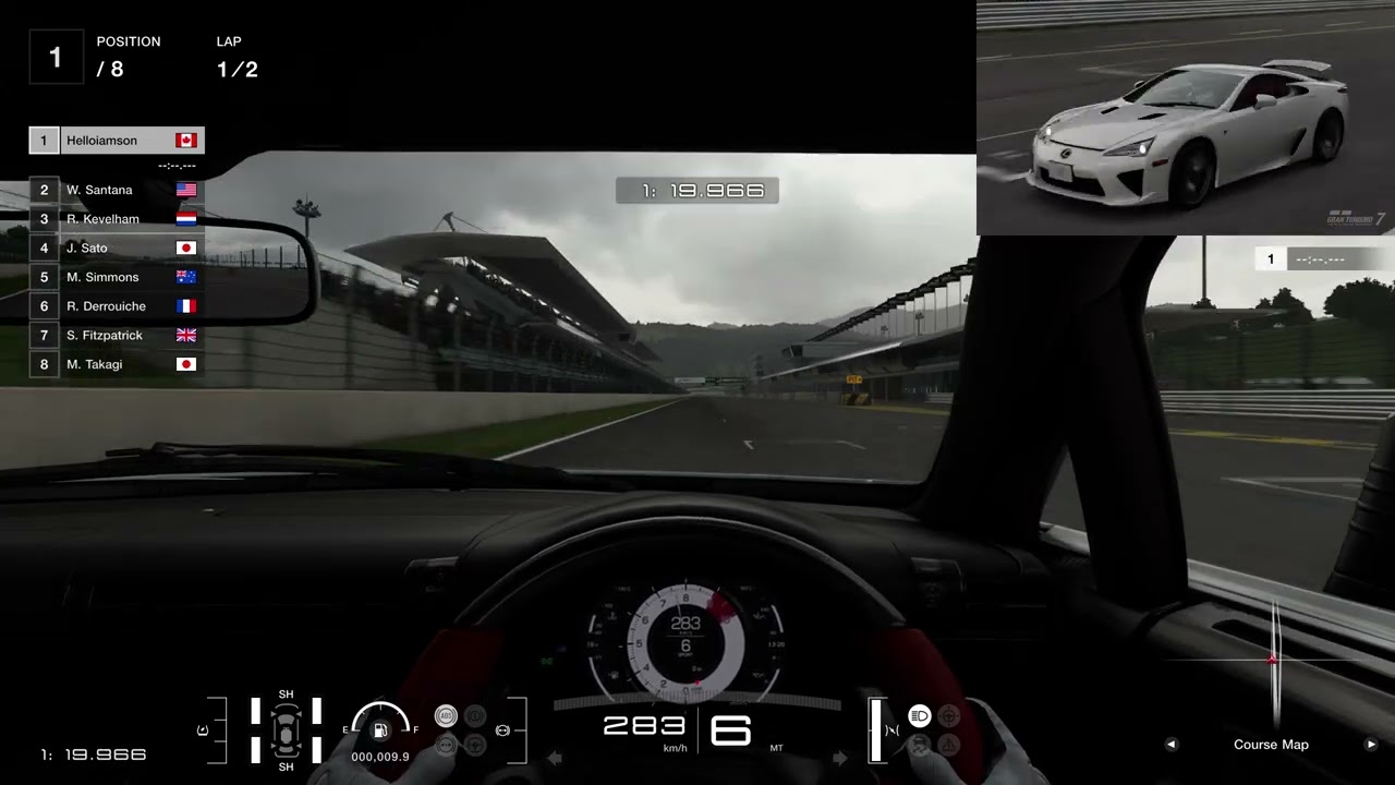 GT7 - Japanese FR Challenge 450 - High Speed Ring Reverse (Lexus LFA '10)