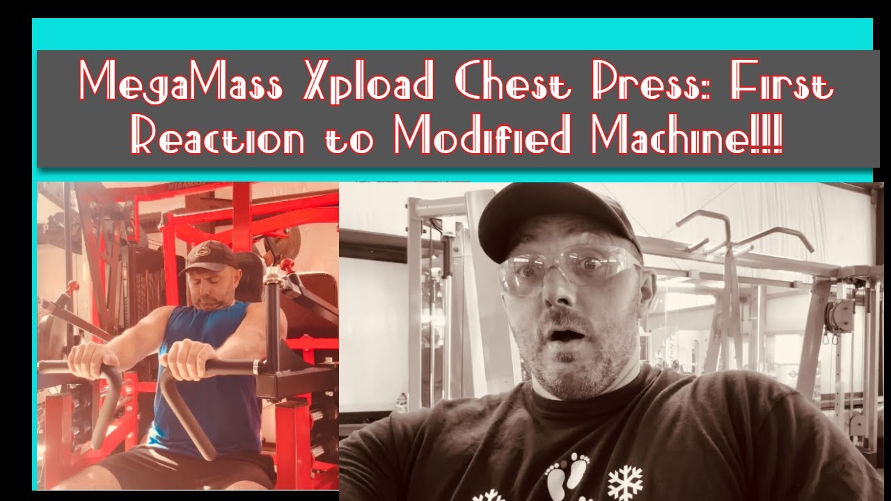 MegaMass Xpload Linear Chest Press: Первая реакция... на модифицированный тренажер!!!