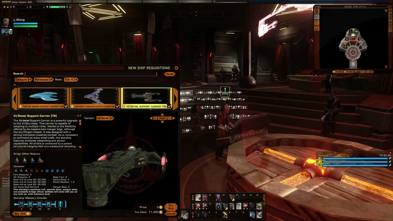 Star Trek Online Detailed Ship Reviews - Vo'quv/vo'DevwI-Class