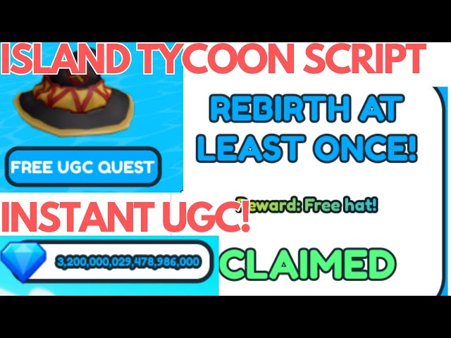 ISLAND TYCOON OP SCRIPT 🔥 INSTANT UGC island tycoon script pastebin 