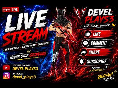 Devel plays3  Live #garenafreefire $#totalgaming 