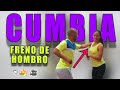 Vueltas fáciles de CUMBIA 4 | Freno de Hombros Paso a Paso || Dance On Fire 👟🔥