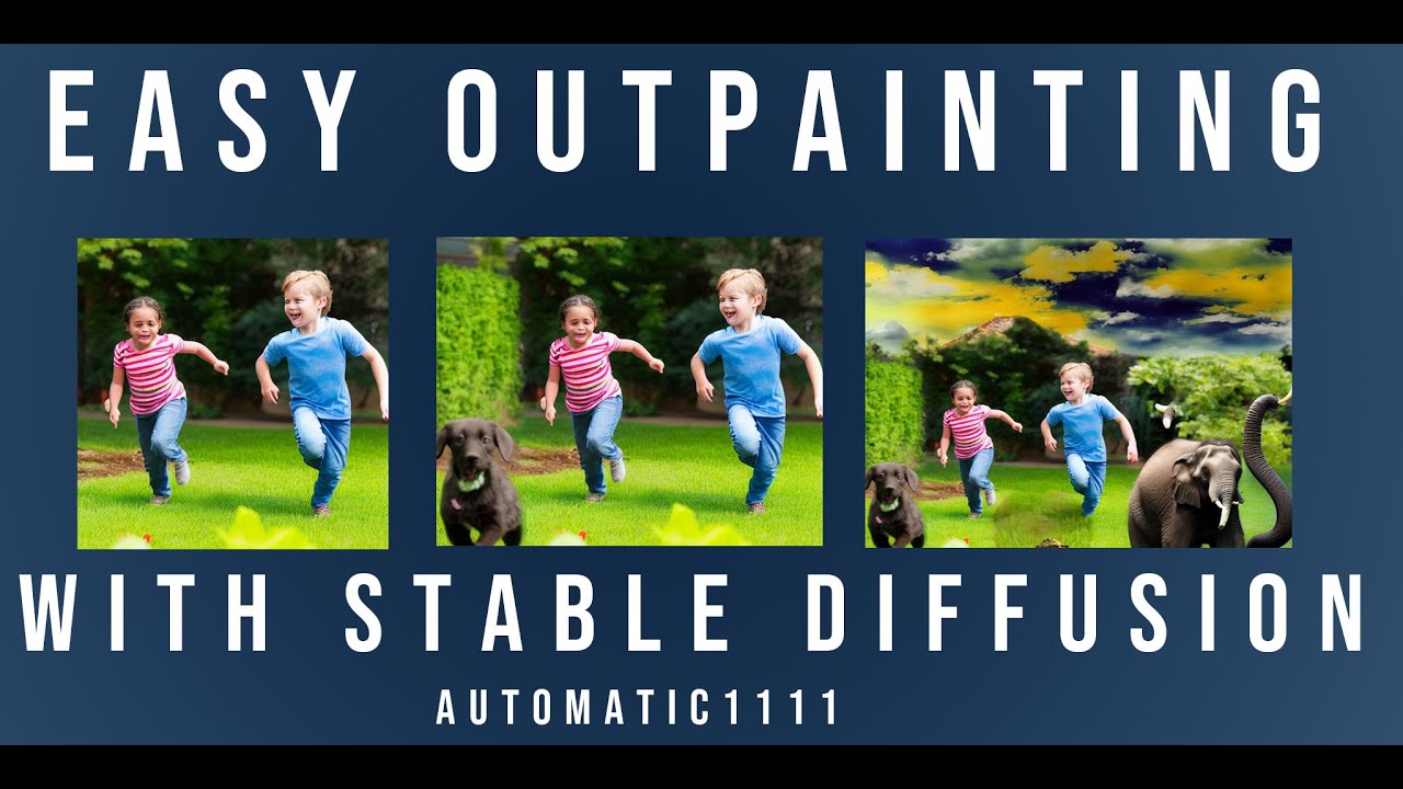 Easy Outpainting With Stable Diffusion Automatic YouTube