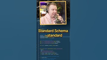 standard schema makes working across different libraries so easy