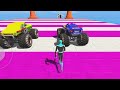 Monster Truck Mega Ramp Impossible Driver - Car Extreme Stunts GT Racing 2023 - Android GamePlay