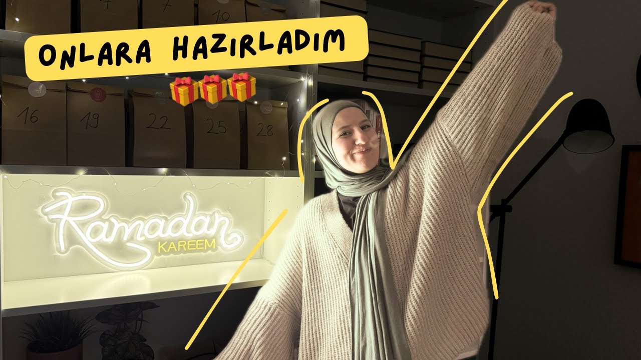 Ramazan İçin Çocuklara Sürpriz Kutular Hazırlıyorum | Günlük Vlog
