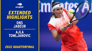 Ons Jabeur vs. Ajla Tomljanovic Extended Highlights | 2022 US Open Quarterfinal