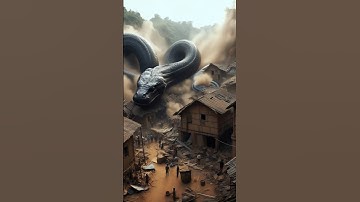 Anaconda attacks in the village🤯#assamtezpur #shorts #gamtng #ai