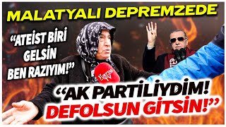 Malatyalı depremzedenin Erdoğan isyanı seçim anketine damga vurdu: Ak Partiliydim, defolsun gitsin!