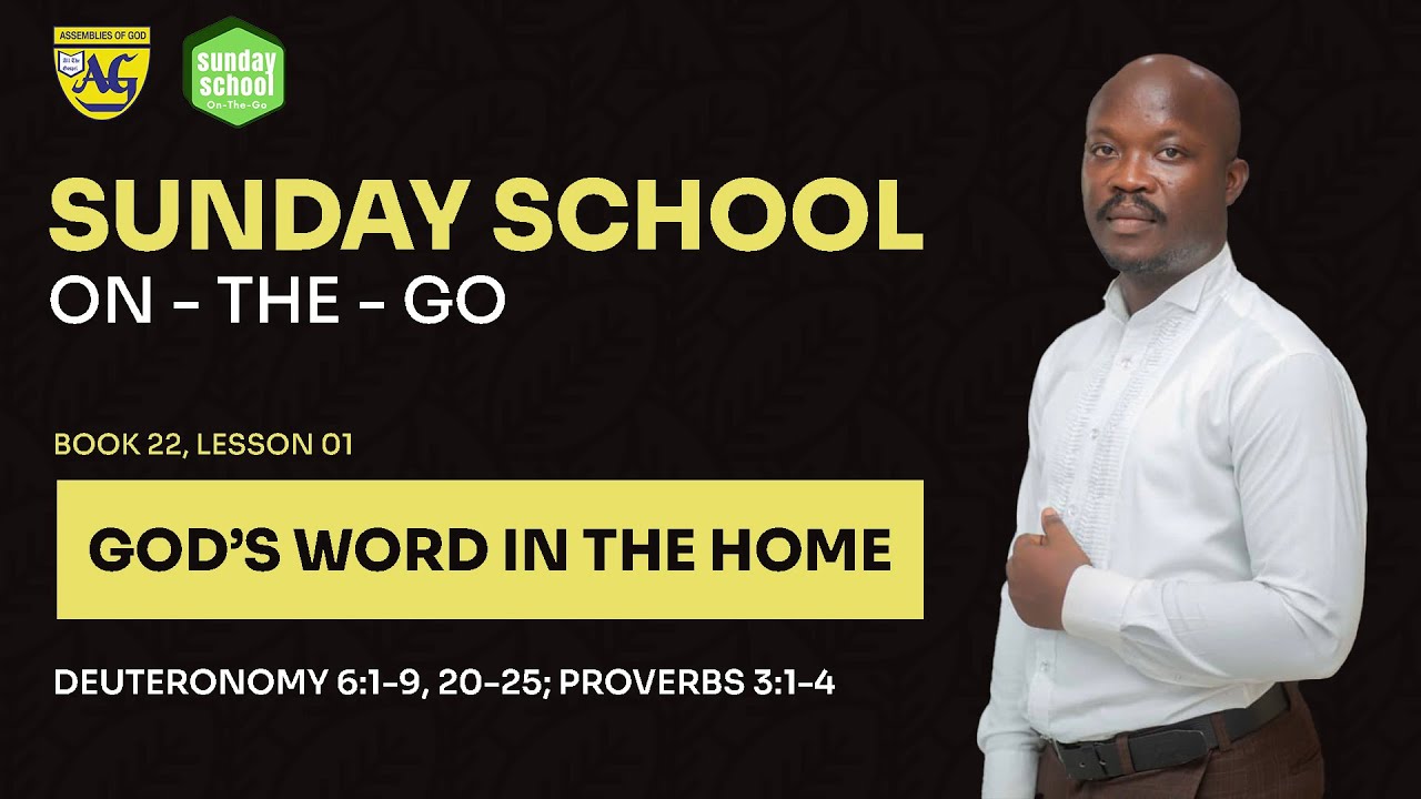Sunday School On-The-Go - Book 22 Lesson 1 [God's Word in the Home]