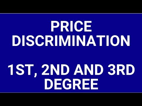 Video: Aký je stupeň cenovej diskriminácie?
