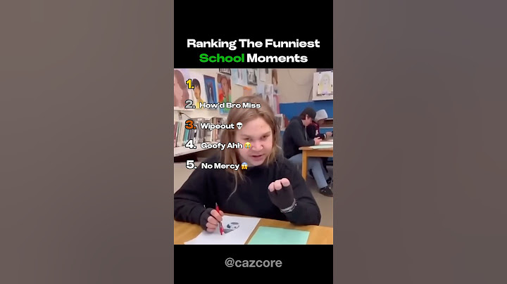 Ranking The Funniest School Moments 📚