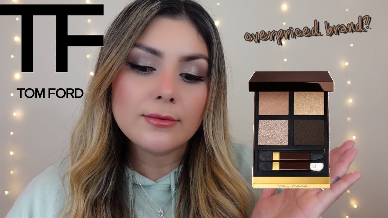NEW TOM FORD CRÈME QUAD: Rose Topaz | review + eye look + swatches | overpriced brand?
