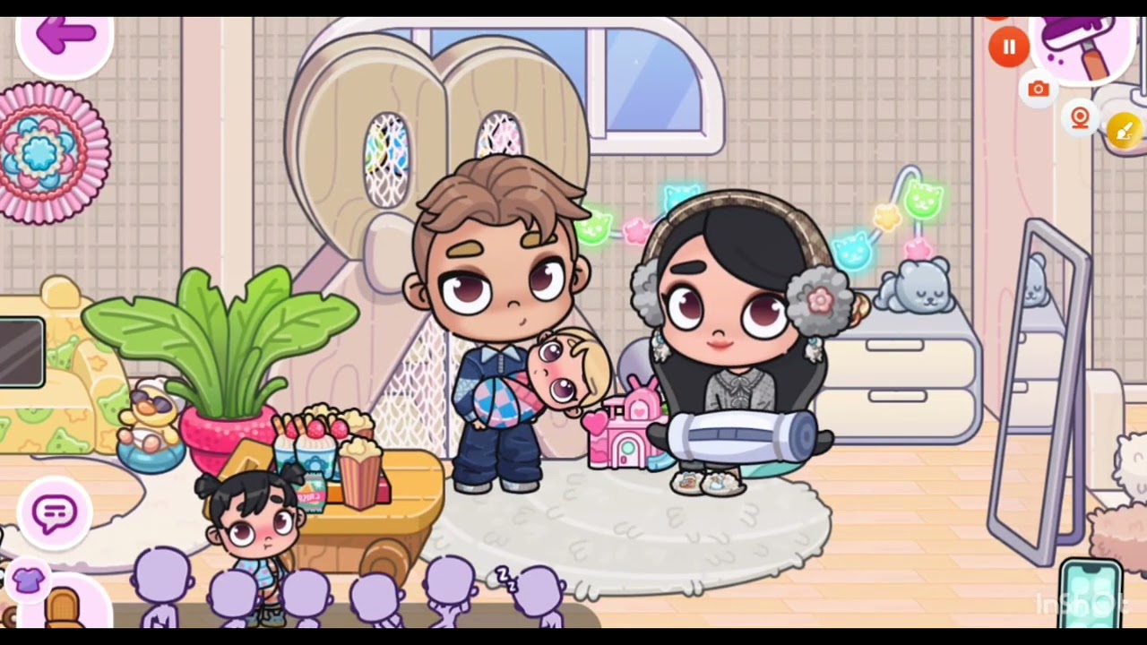 Una pijamada en familia😁 ( asido guay )en AVATAR WORLD