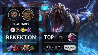 Renekton Top vs Irelia - KR Challenger Patch 10.11