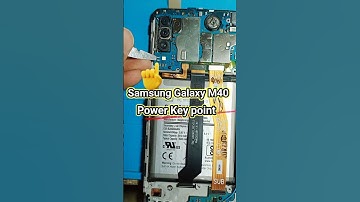 Samsung galaxy m40 power button on/off print point ✅