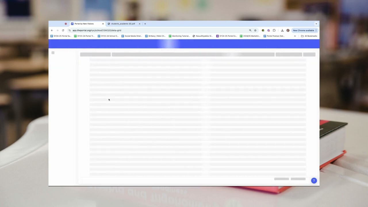 How To Generate a Student Report in the Portal by New Visions