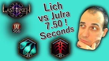is this bugged or legit - 7 sec Julra Kill Last Epoch 0.9