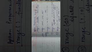 range() function in python | range() function used in for loop