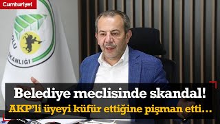 Bolu Belediye Meclisi'nde skandal! Tanju Özcan AKP'li üyeyi pişman etti: Devamını da söyle...