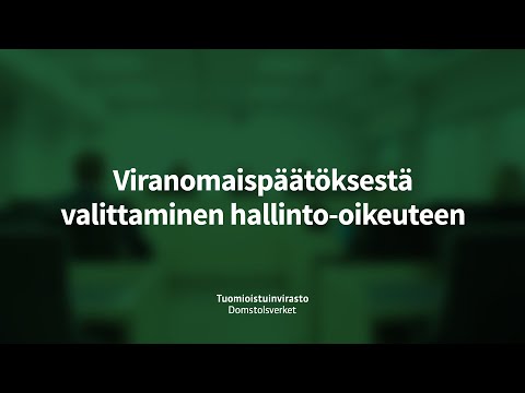 Video: Mitkä tuomioistuimet voivat kumota ennakkotapauksen?