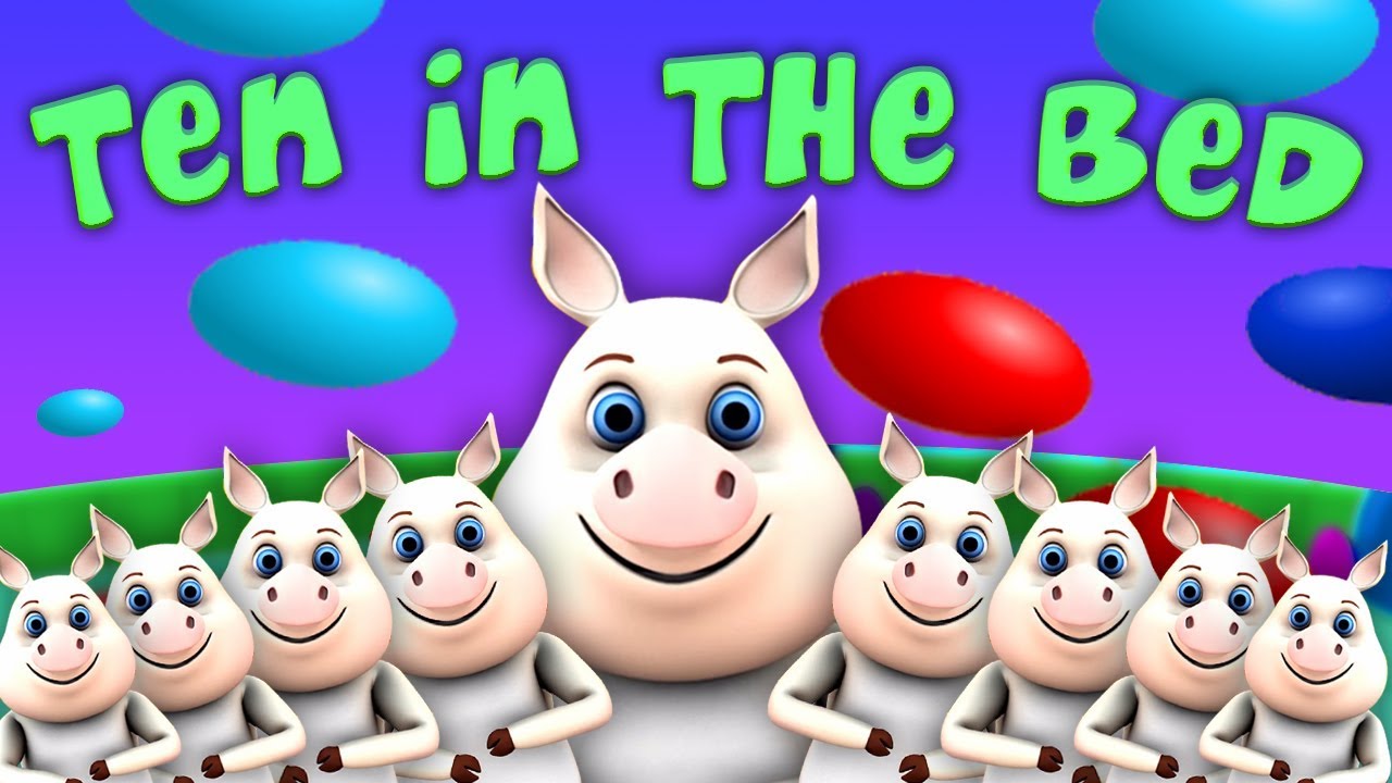 dziesięć w łóżku Ten In The Bed Little Treehouse Polish Kids