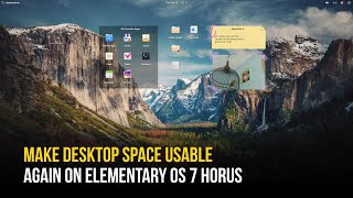 Enable Desktop Icons, Folder, And Sticky Notes on Elementary OS 7 Horus (Latest Version)