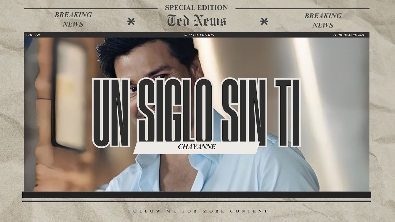 Chayanne - Un Siglo Sin Ti (Letra)