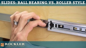 Drawer Slide Tutorial: Ball Bearing vs. Roller Style