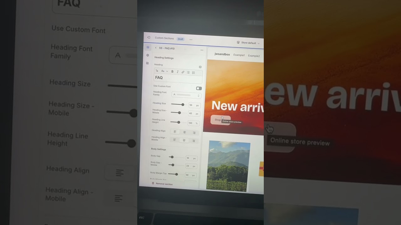 Custom FAQ section - add to any Shopify theme 
