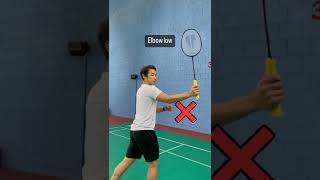 Quick Tips: Hit Better Backhand Clears The Next Time You Step on Court #shorts
