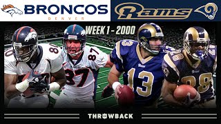 High-Octane Football At Its Best! (Broncos vs. Rams 2000, Week 1)